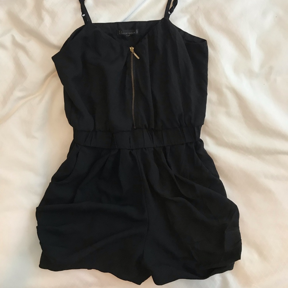 Black lounge romper size XS
